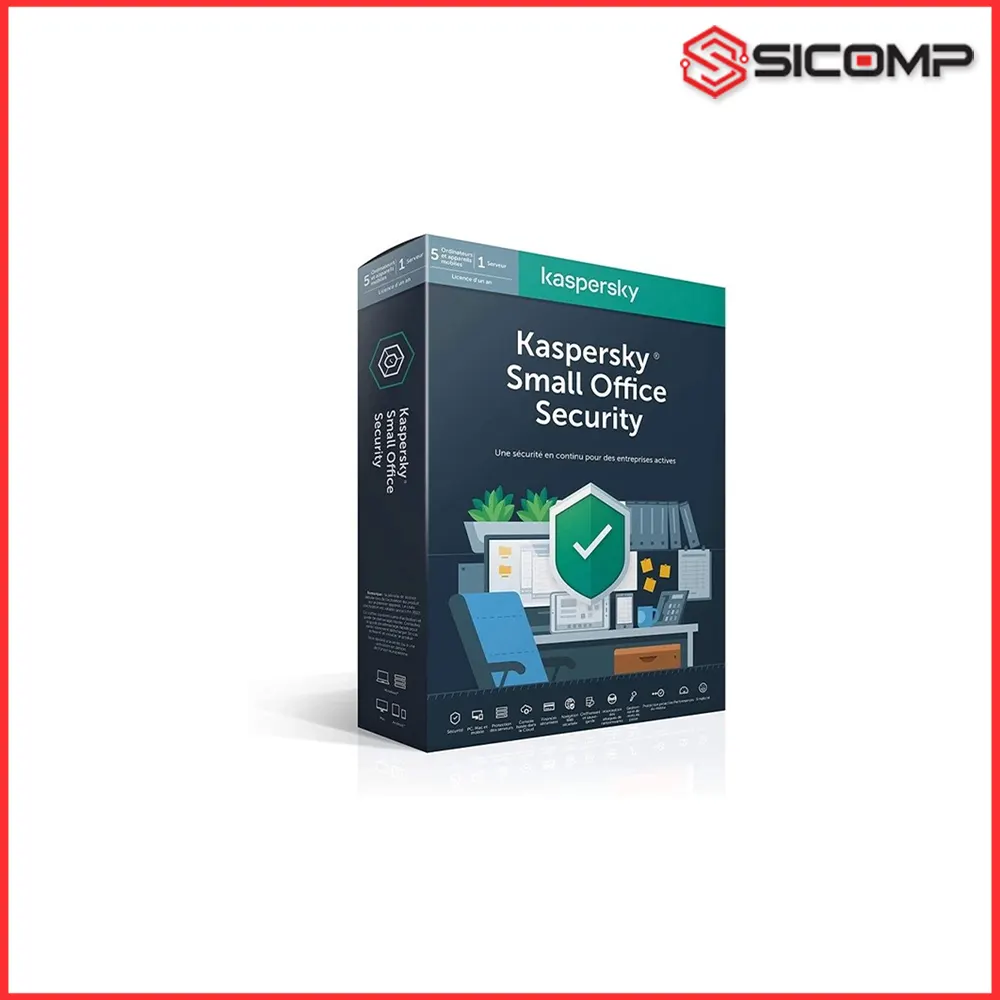 PHẦN MỀM DIỆT VIRUS KASPERSKY SMALL OFFICE SECURITY (1 SERVER / 10 PC / 12 THÁNG)
