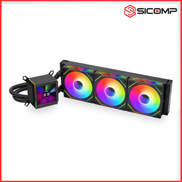 TẢN NHIỆT NƯỚC AIO LIAN LI GA II LCD TRINITY 360 SL-INF BLACK