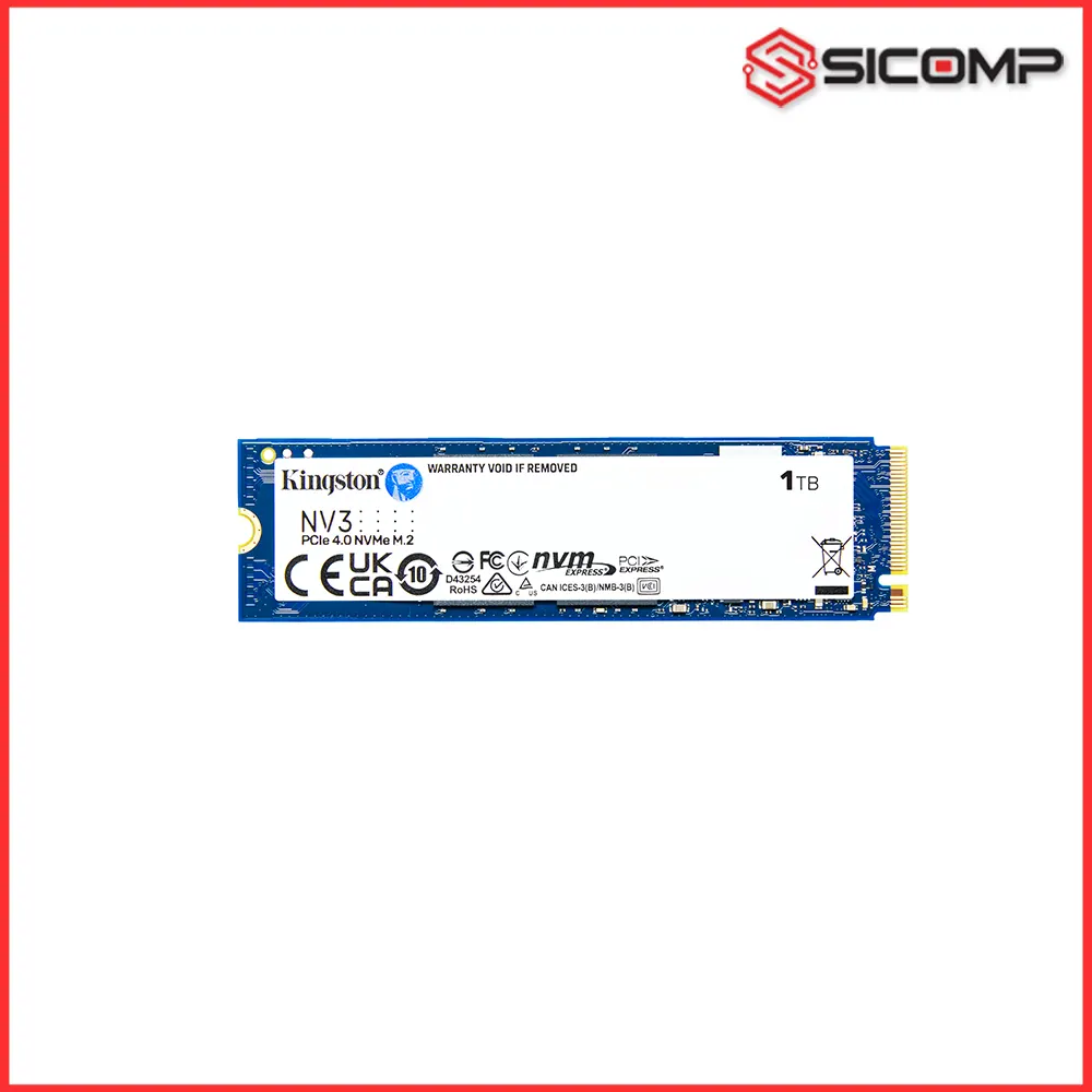 Ổ CỨNG SSD KINGSTON NV3 1TB PCIE 4.0 X4 M.2 NVME