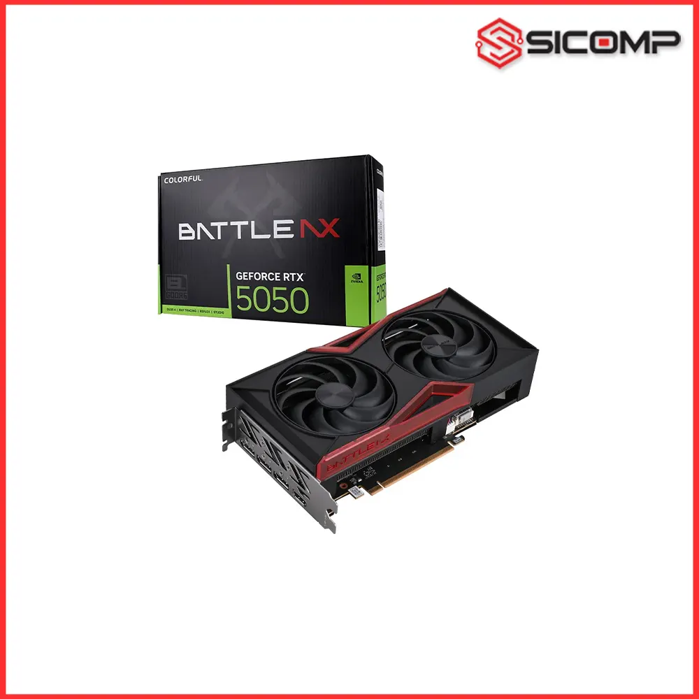 CARD MÀN HÌNH COLORFUL RTX 5050 BATTLE AX DUO 8GB-V