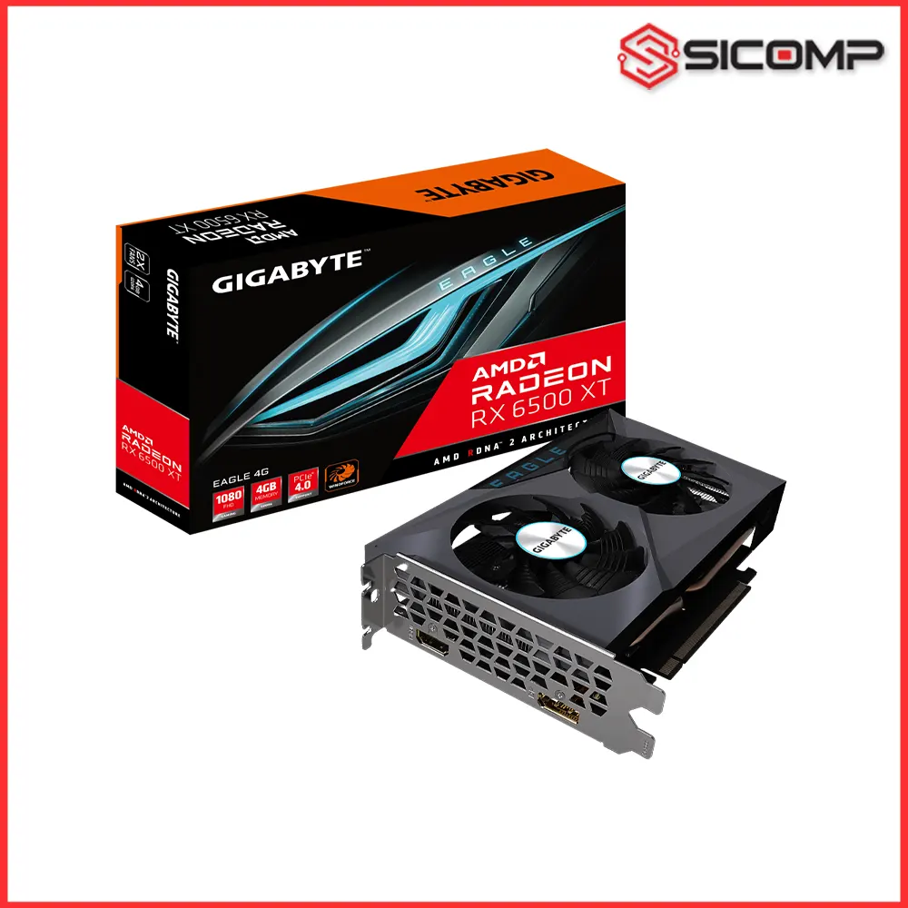 CARD MÀN HÌNH GIGABYTE RX 6500 XT EAGLE 4G