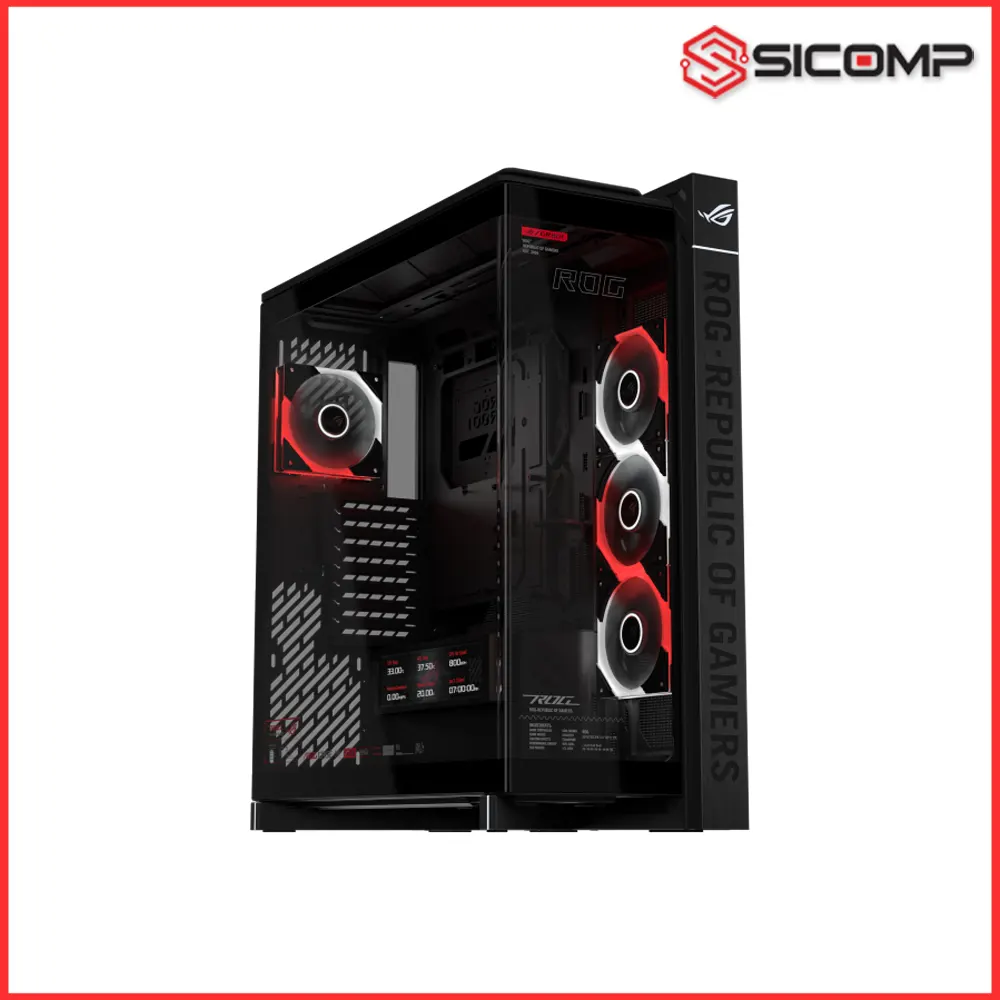 VỎ CASE ASUS ROG CRONOX ARGB (EATX / FULL TOWER / KÈM MÀN HÌNH 9.2 INCH)