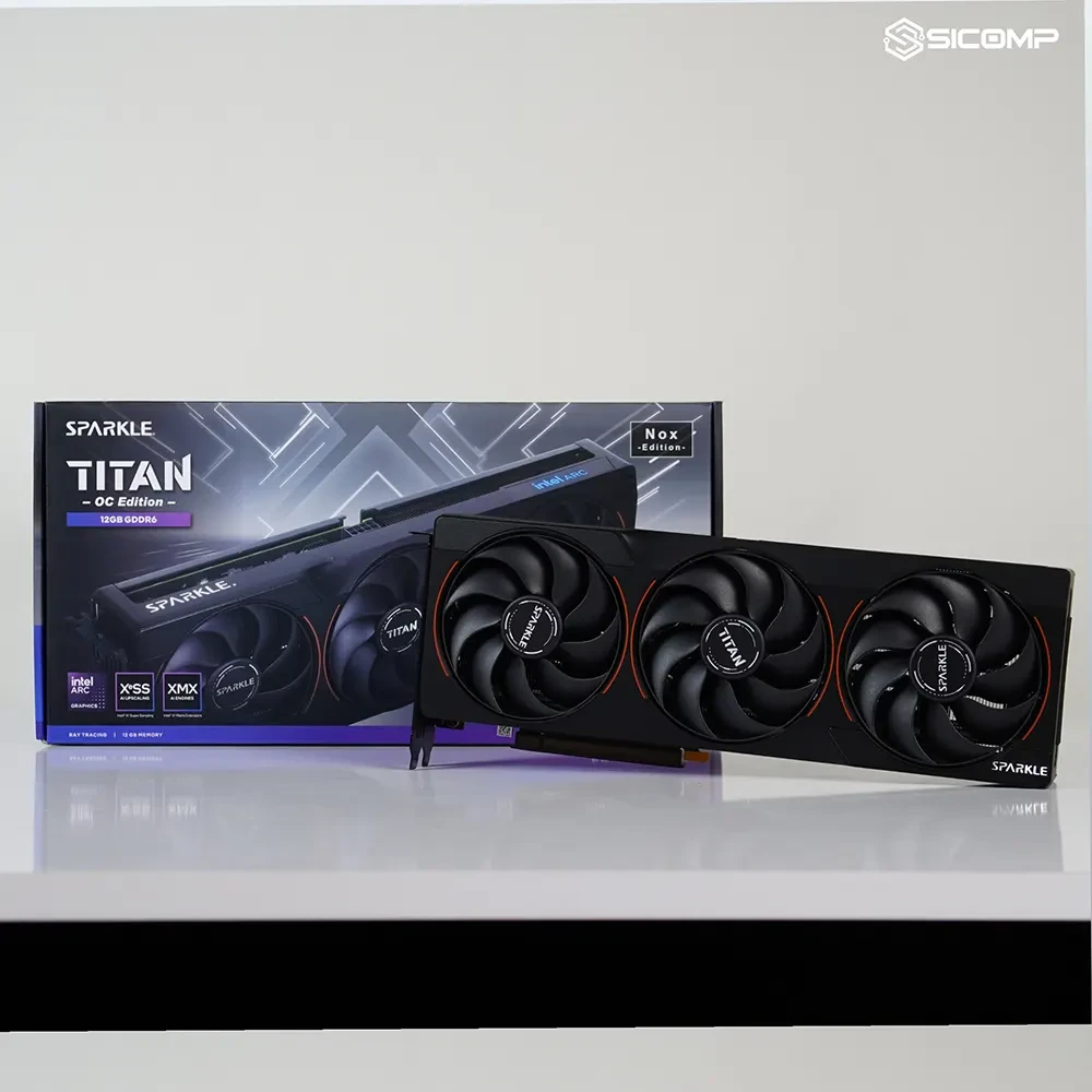 CARD MÀN HÌNH SPARKLE INTEL ARC B580 TITAN NOX OC
