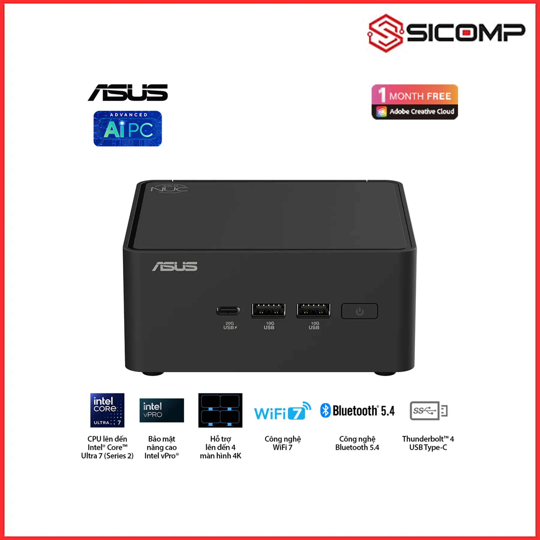 MÁY TÍNH MINI PC NUC 15 PRO RNUC15CRHU5
