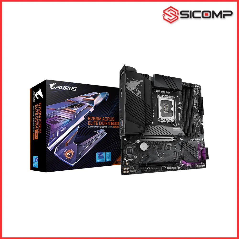 MAINBOARD GIGABYTE B760M AORUS ELITE DDR4 GEN5 (2026)
