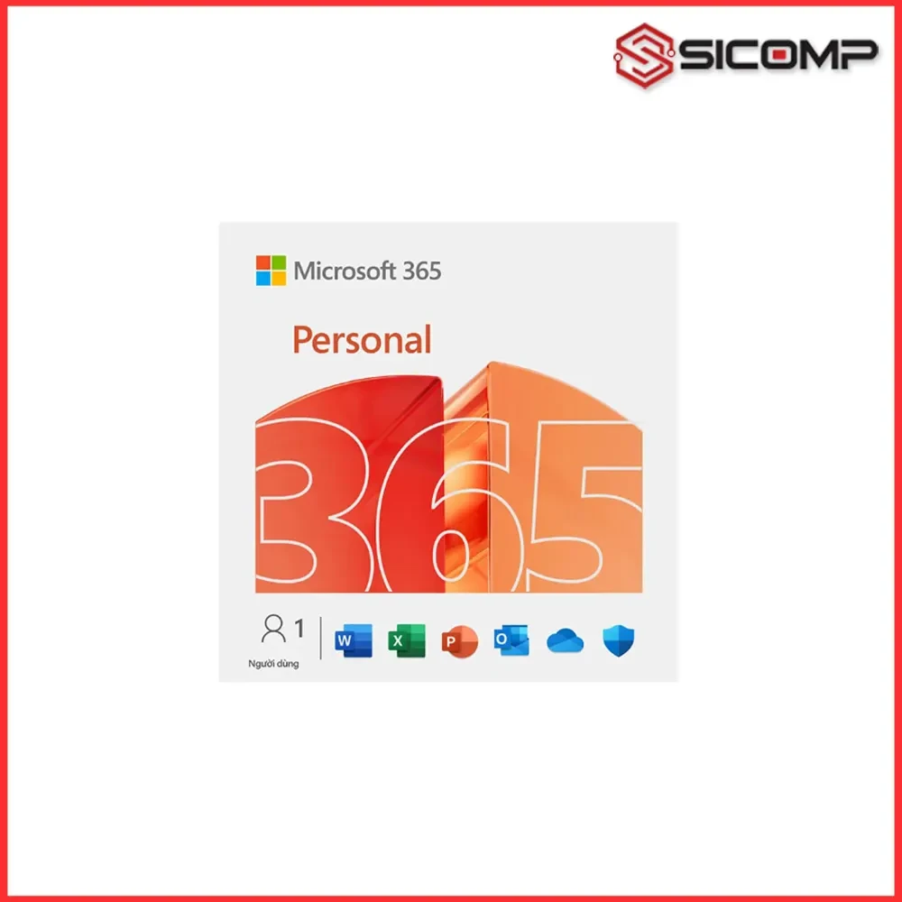 PHẦN MỀM MICROSOFT 365 PERSONAL ENGLISH APAC 1YR MEDIALESS (EP2-32409)