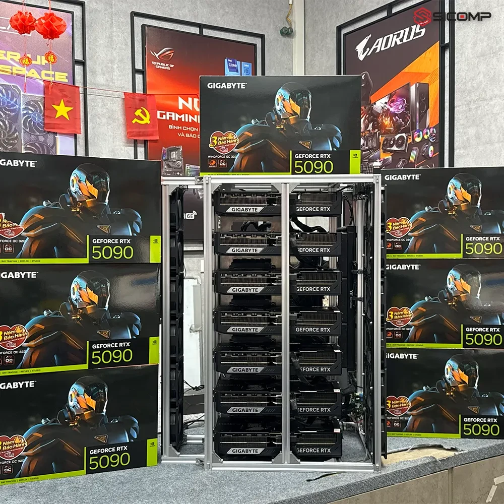 PCAI SICOMP THREADRIPPER PRO 9965WX / WRX90E-SAGE / 7 X RTX 5090
