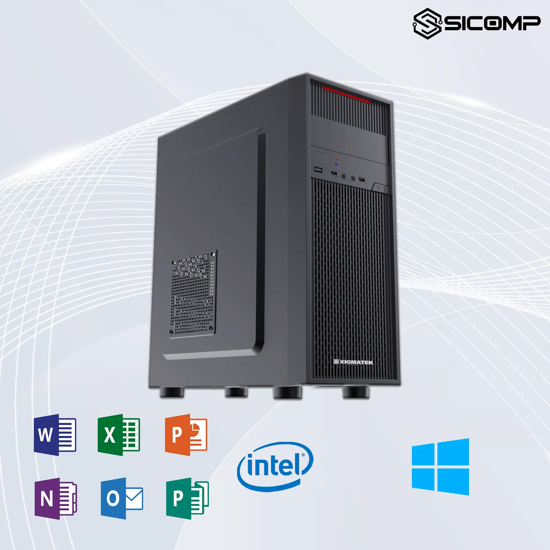 PCSC OFFICE INTEL I3 12100 | 8GB | 256GB
