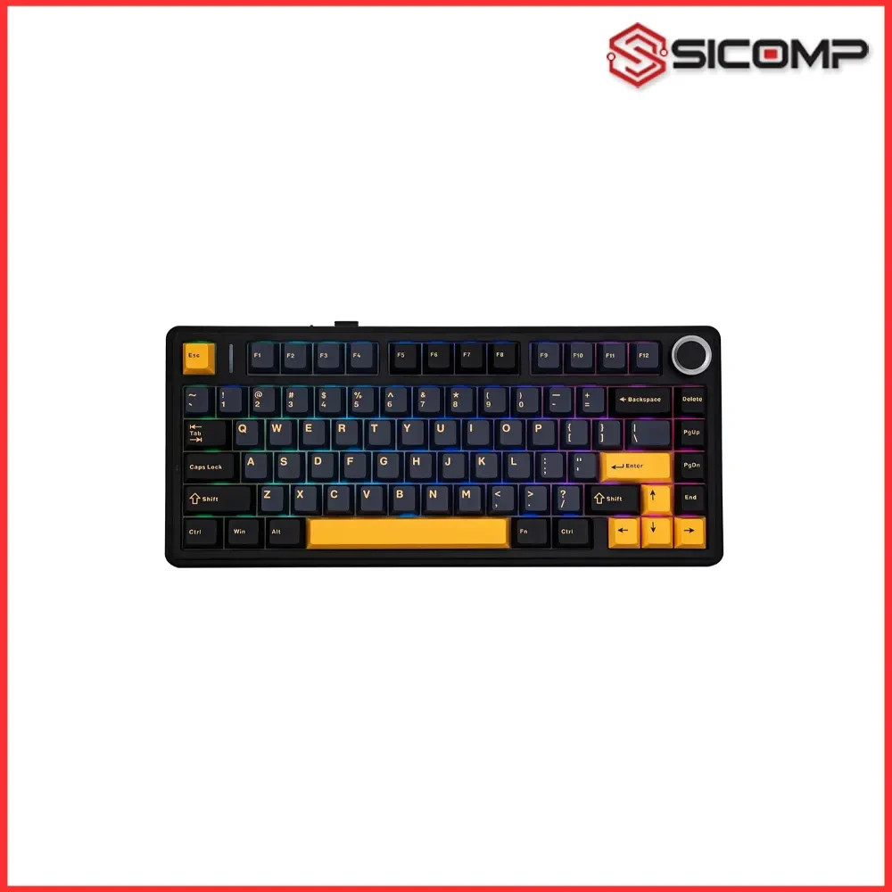 BÀN PHÍM AULA F75 BLACK GOLD REAPER SWITCH