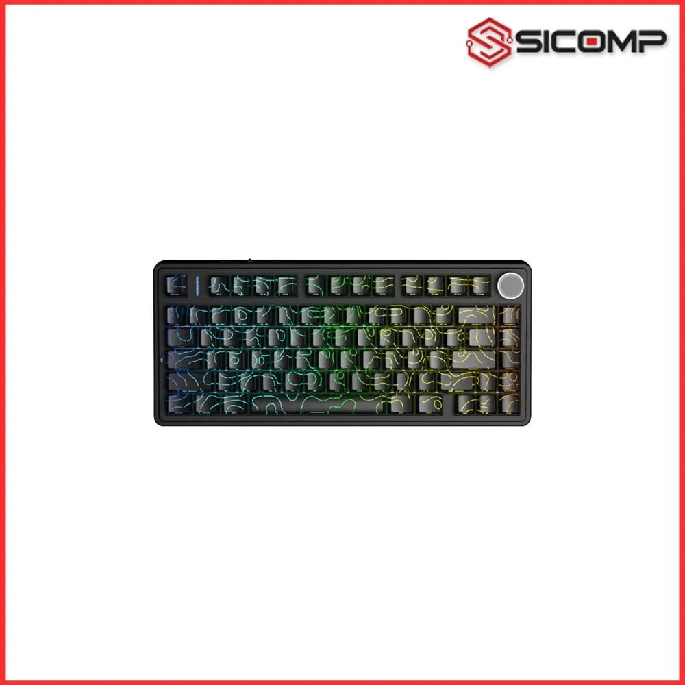 BÀN PHÍM AULA F75 CONTOUR BLACK STAR VECTOR SWITCH