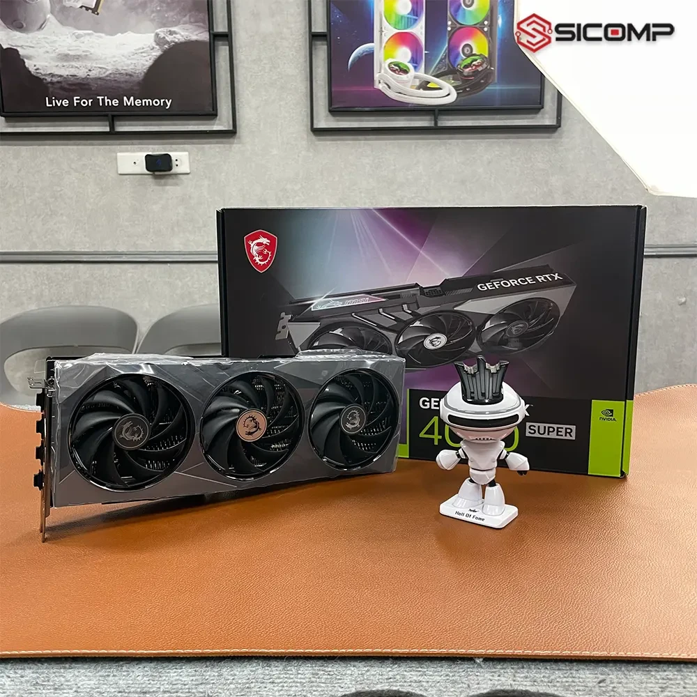 CARD MÀN HÌNH MSI GEFORCE RTX 4070 SUPER 12G GAMING X SLIM