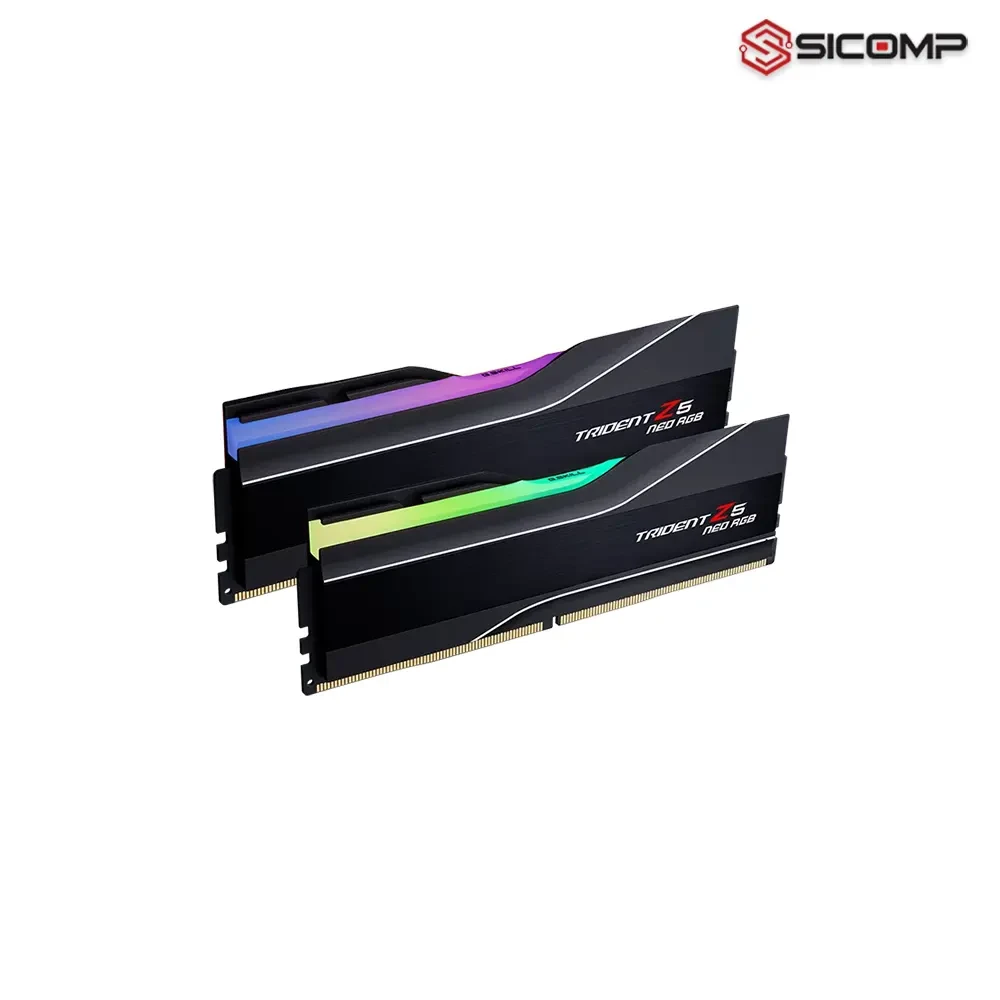 RAM (EXPO/ XMP 3.0) GSKILL TRIDENT Z5 NEO RGB 64GB (2x32GB) BLACK F5-6000J3636F32GX2-TZ5NR