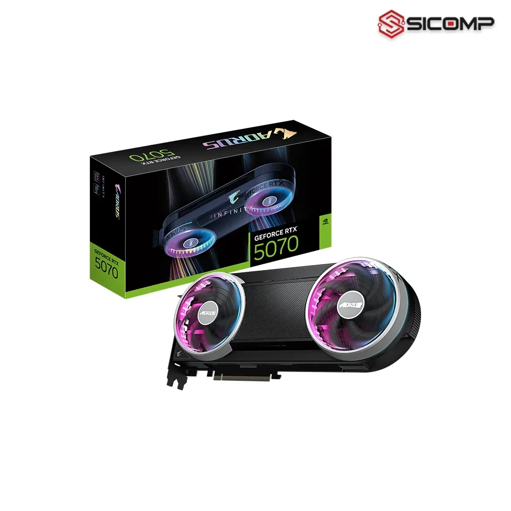 CARD MÀN HÌNH GIGABYTE AORUS GEFORCE RTX 5070 INFINITY 12G