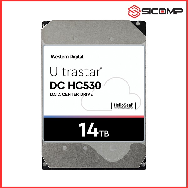 Ổ CỨNG HDD WESTERN DIGITAL ULTRASTAR  DC HC530 14TB SATA III 3.5 INCH WUH721414ALE6L4
