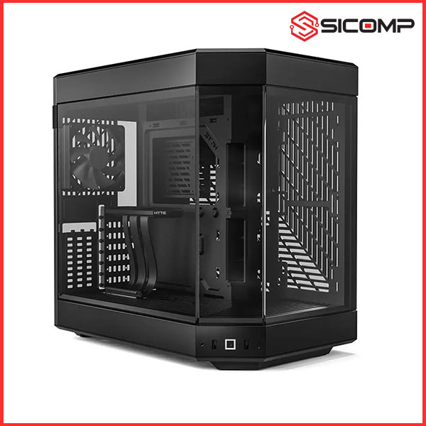 VỎ CASE HYTE Y60 BLACK (EATX | MID TOWER | MÀU ĐEN)