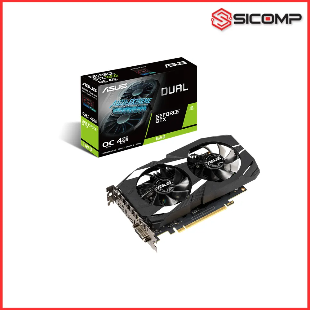CARD MÀN HÌNH ASUS DUAL GTX 1650 4GB GDDR6