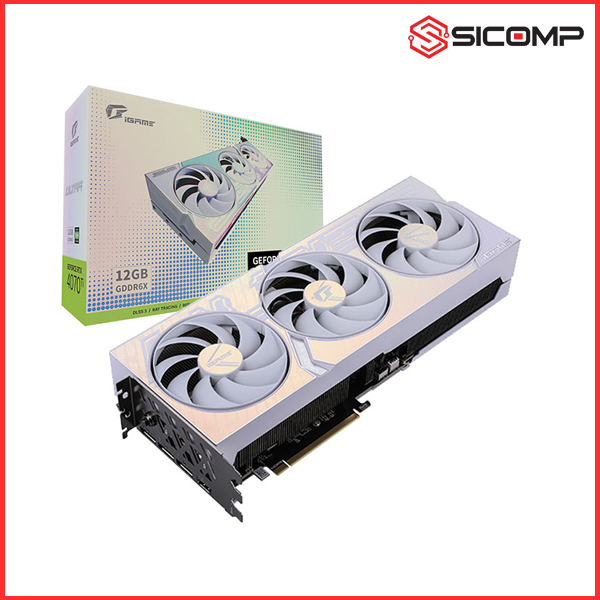 CARD MÀN HÌNH COLORFUL IGAME GEFORCE RTX 4070 SUPER ULTRA WHITE OC 12GB-V