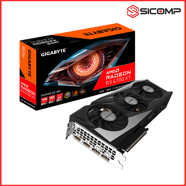 CARD MÀN HÌNH GIGABYTE RX 6700 XT GAMING OC-12GD - LIKE NEW