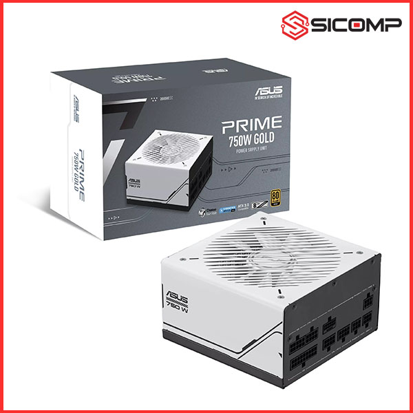 NGUỒN MÁY TÍNH ASUS PRIME 750W GOLD AP-750G (80 PLUS GOLD, MÀU TRẮNG)