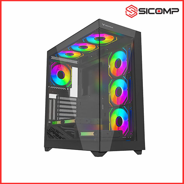 VỎ CASE CENTAUR NOVA BLACK (ATX, MID TOWER, MÀU ĐEN)