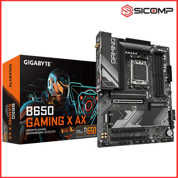 MAINBOARD GIGABYTE B650 GAMING X AX V2 (AMD B650, SOCKET AM5, WIFI, BLUETOOTH)