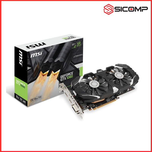 CARD MÀN HÌNH MSI GTX 1060 6G (NVIDIA GEFORCE/ 6GB/ DDR5/ 192BIT) - LIKE NEW