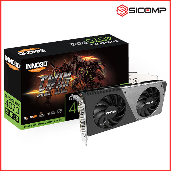 CARD MÀN HÌNH INNO3D GEFORCE RTX 4070 SUPER TWIN X2 OC