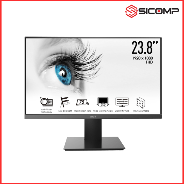 MÀN HÌNH MSI PRO MP241X (23.8 INCH/FHD/VA/75HZ/8MS)