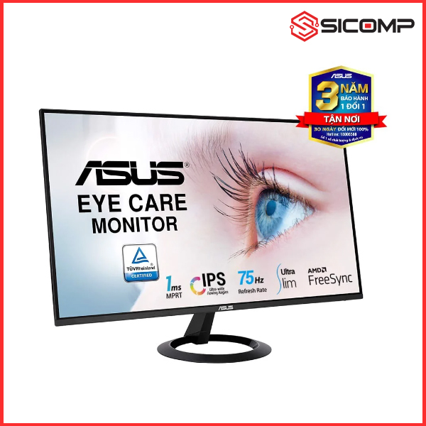 MÀN HÌNH ASUS VZ27EHE 27" IPS 75HZ VIỀN MỎNG