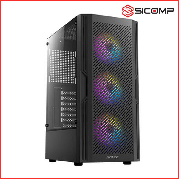 VỎ CASE ANTEC AX20 (ATX, 3 FANS 120 RGB)