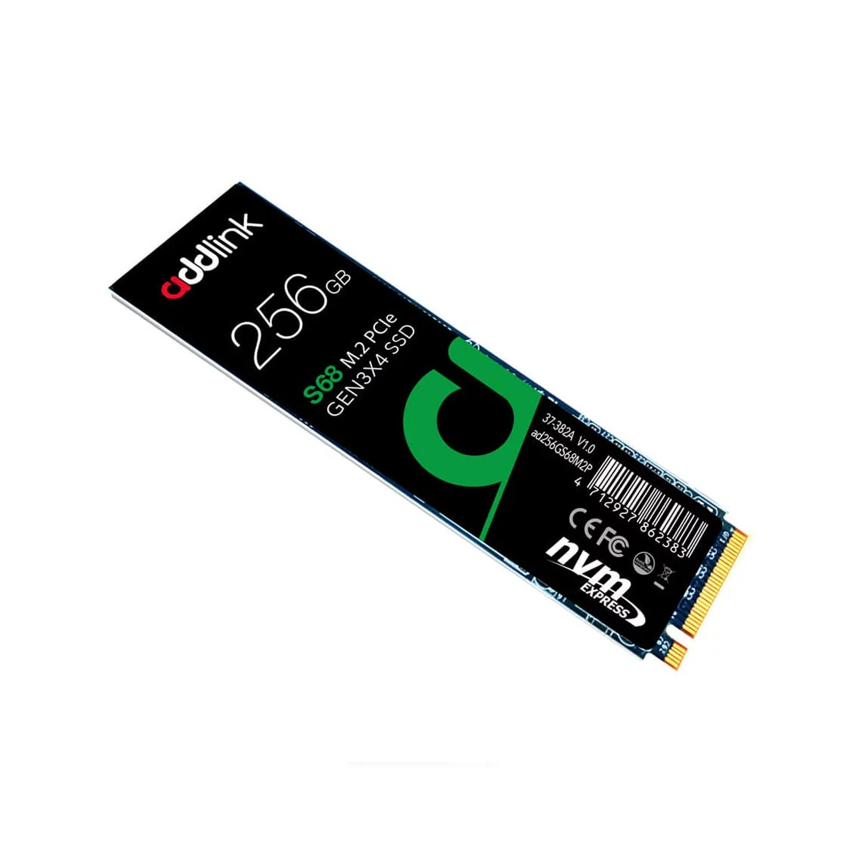 Ổ CỨNG SSD ADDLINK S68 NVME GEN 3X4 - 256GB (ĐỌC 2000MB/S) - GHI 1200MB/S)