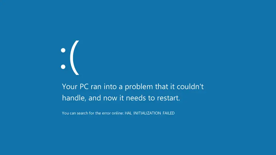 Hướng Dẫn Sửa Lỗi Your PC Ran Into a Problem and Needs to Restart
