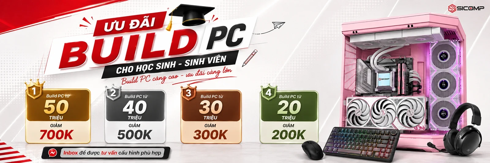 Banner khuyến mãi Build PC