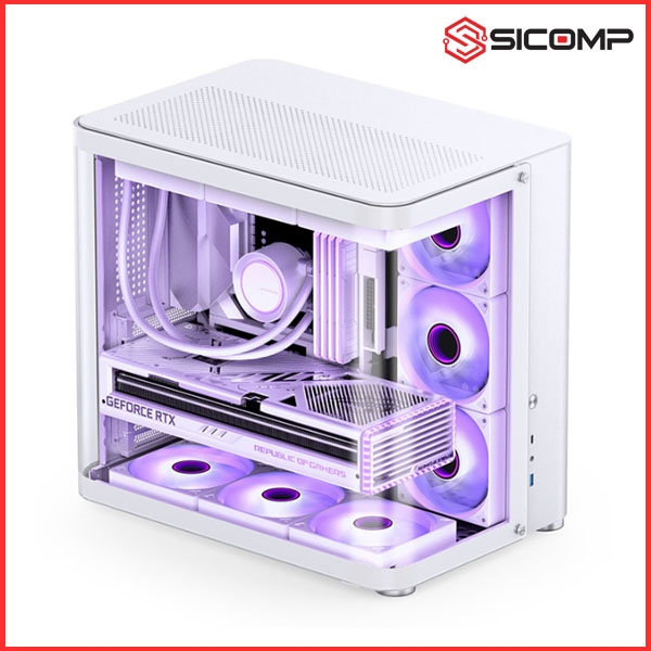 VỎ CASE JONSBO TK-2 WHITE (ATX/MID TOWER/MÀU TRẮNG)