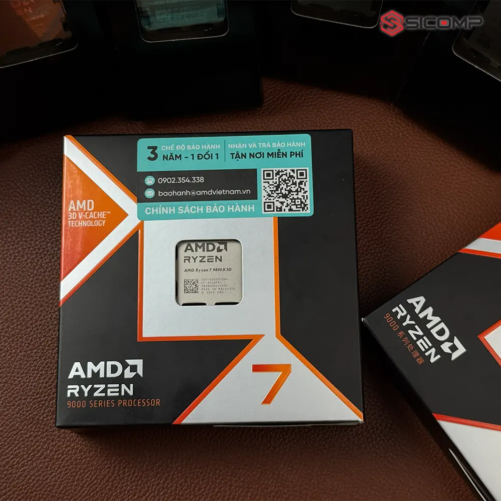Sức mạnh xử lý vượt trội từ kiến trúc vi xử lý chuyên game AMD Ryzen 7 9800X3D