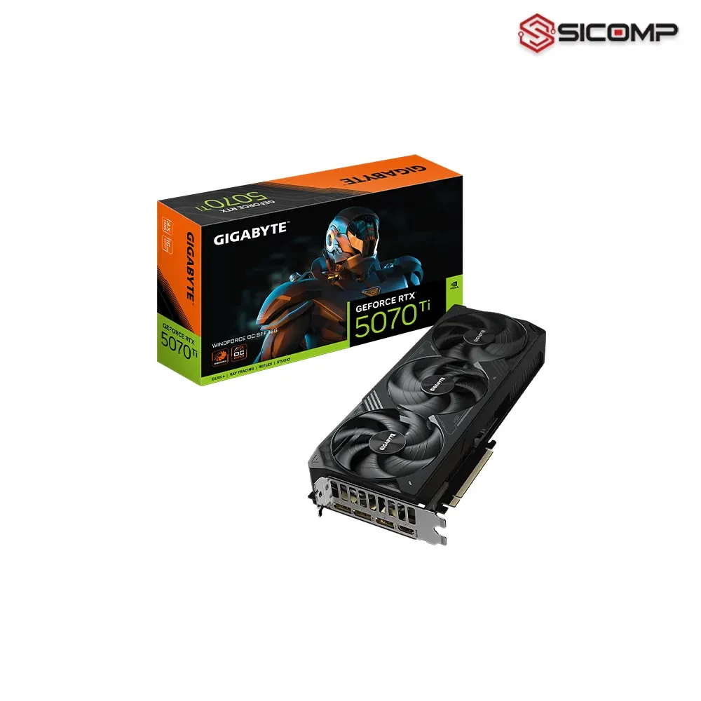 CARD MÀN HÌNH GIGABYTE GEFORCE RTX 5070 TI WINDFORCE OC SFF 16G