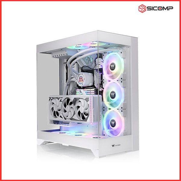 VỎ CASE THERMALTAKE CTE E550 TG WHITE