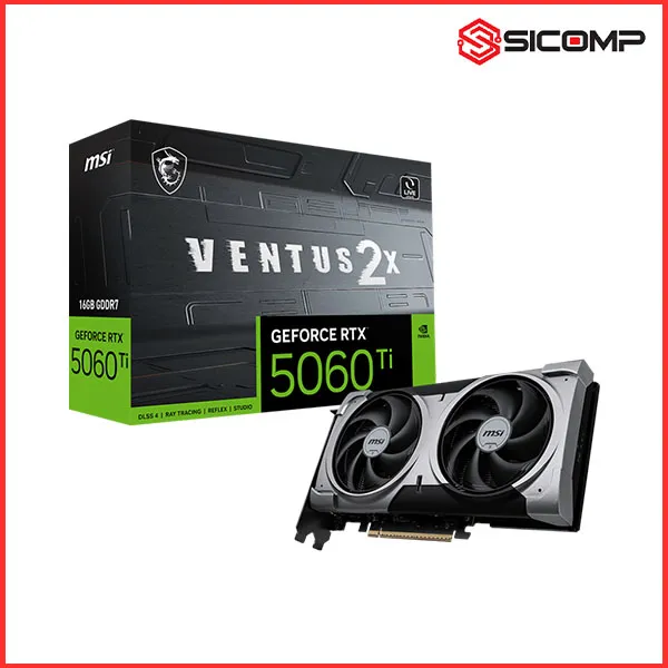 CARD MÀN HÌNH MSI GEFORCE RTX 5060 TI 16G VENTUS 2X PLUS