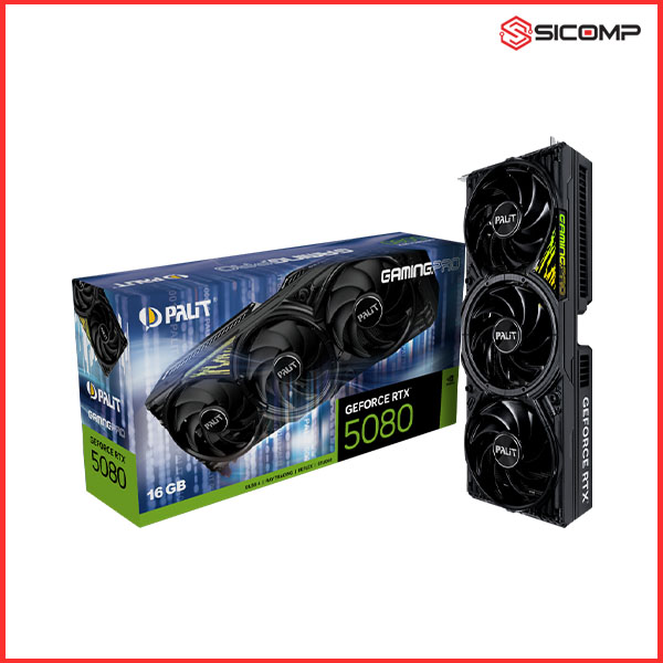 CARD MÀN HÌNH PALIT GEFORCE RTX 5080 GAMINGPRO 16GB
