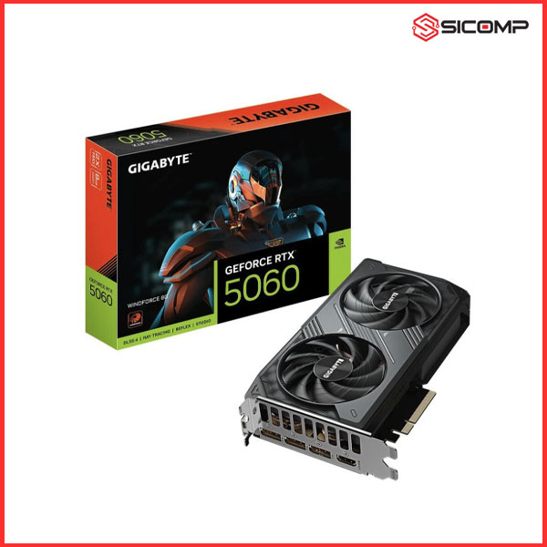 CARD MÀN HÌNH GIGABYTE GEFORCE RTX 5060 WINDFORCE 8G