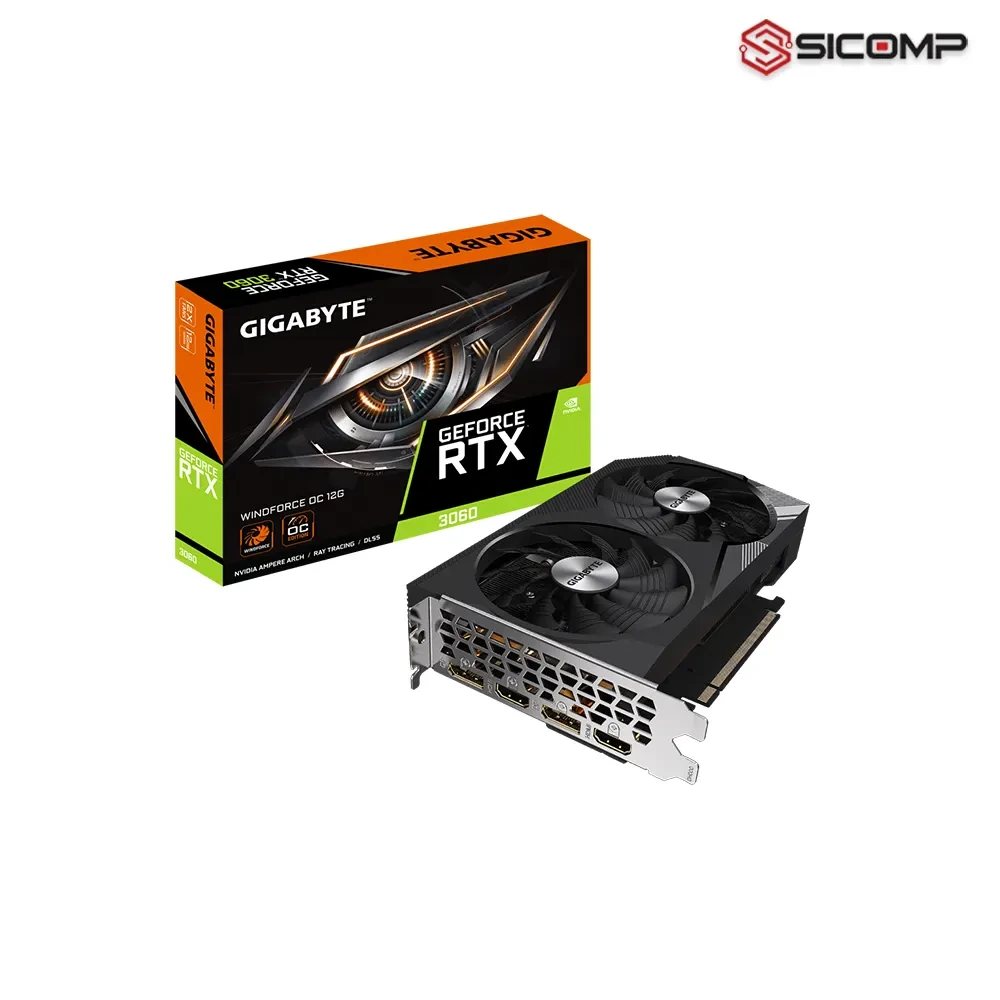CARD MÀN HÌNH GIGABYTE WINDFORCE OC GEFORCE RTX 3060 12GB
