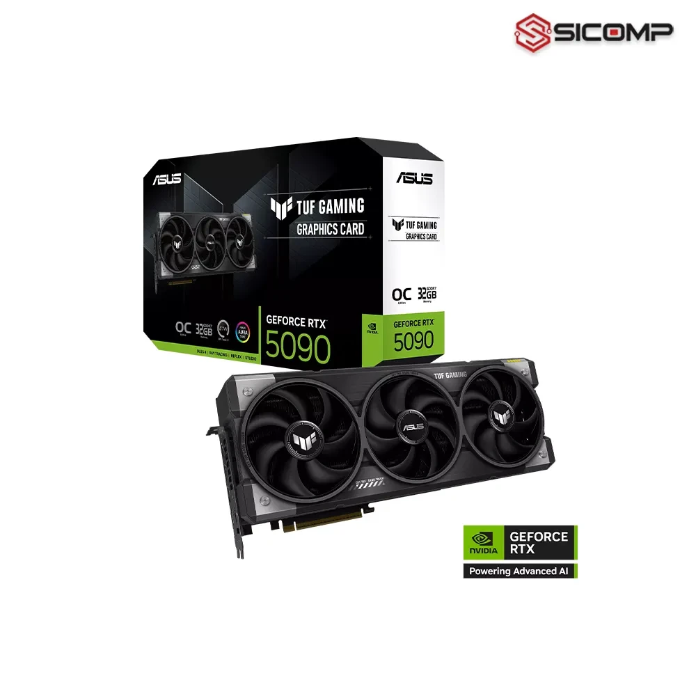 CARD MÀN HÌNH ASUS TUF GAMING GEFORCE RTX 5090 32GB GDDR7 OC EDITION