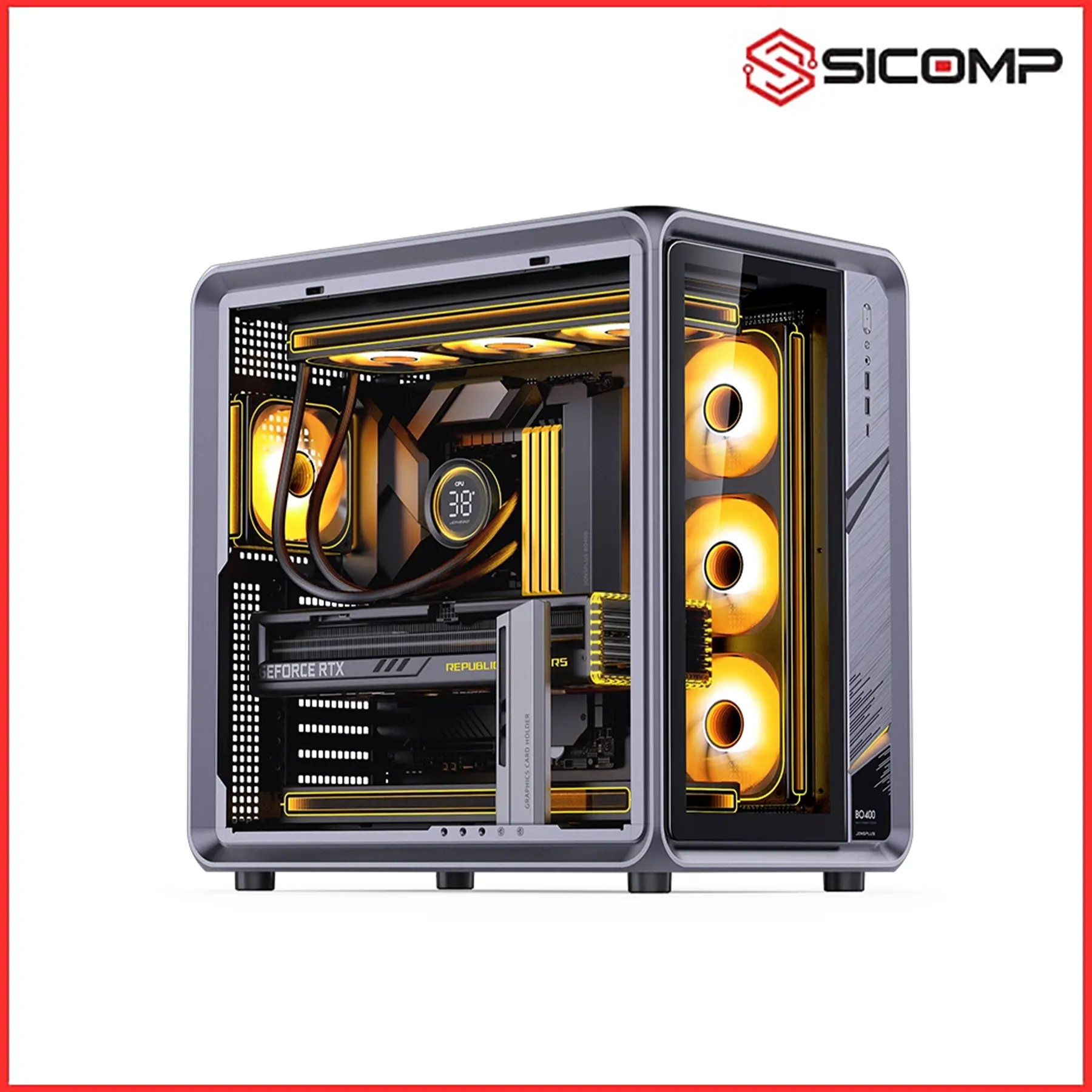 VỎ CASE JONSBO BO400 BLACK