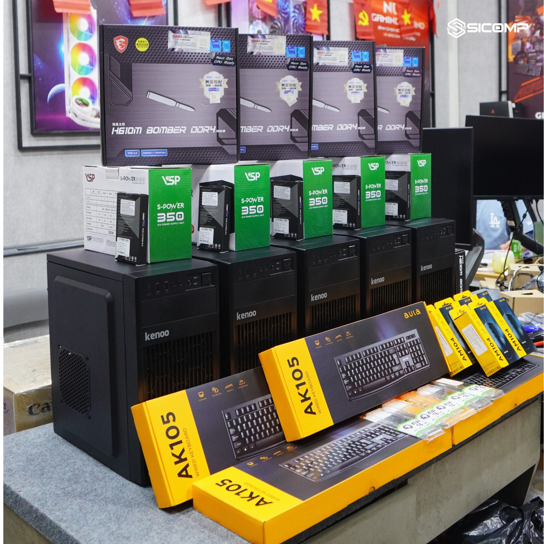 PC Văn Ph&ograve;ng Sicomp tối ưu ng&acirc;n s&aacute;ch