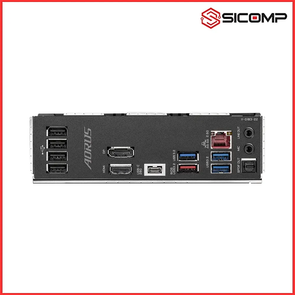 Hệ thống tản nhiệt v&agrave; cổng kết nối B760M Aorus Elite