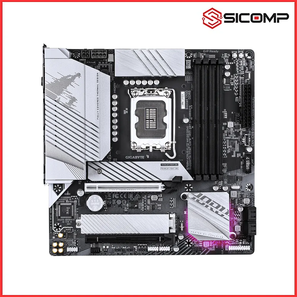 Hệ thống cấp điện Digital VRM 12+1+1 phases mạnh mẽ