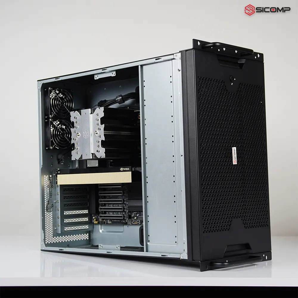 Hệ thống Render Farm chuy&ecirc;n dụng lắp đặt trong tủ rack
