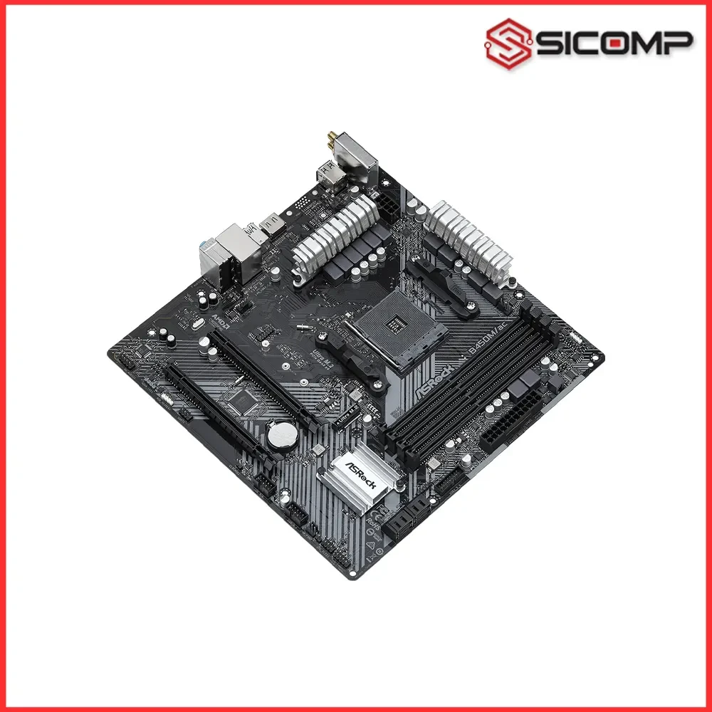 Trang bị đầy đủ 4 khe cắm RAM DDR4 hỗ trợ nâng cấp dung lượng tốt