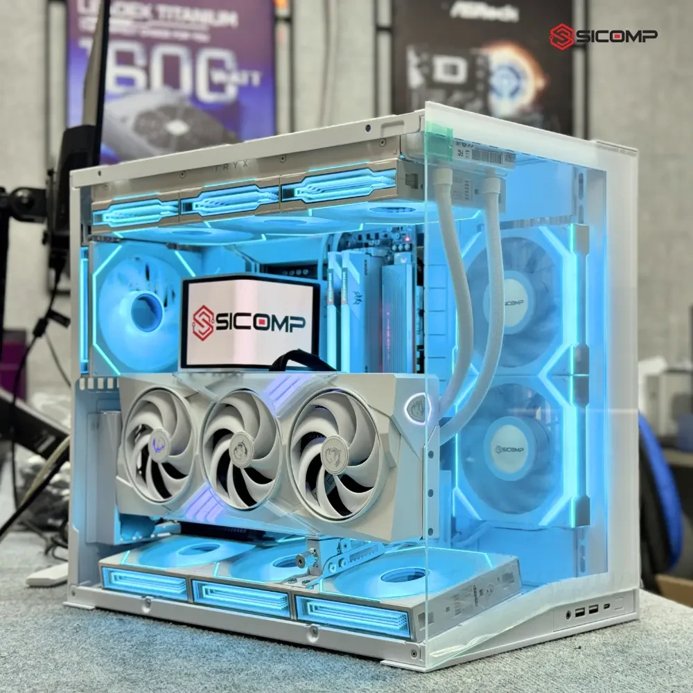 Tổng quan bộ máy tính PC Gaming Ryzen 7 7800X3D phối hợp card đồ họa RTX 5050
