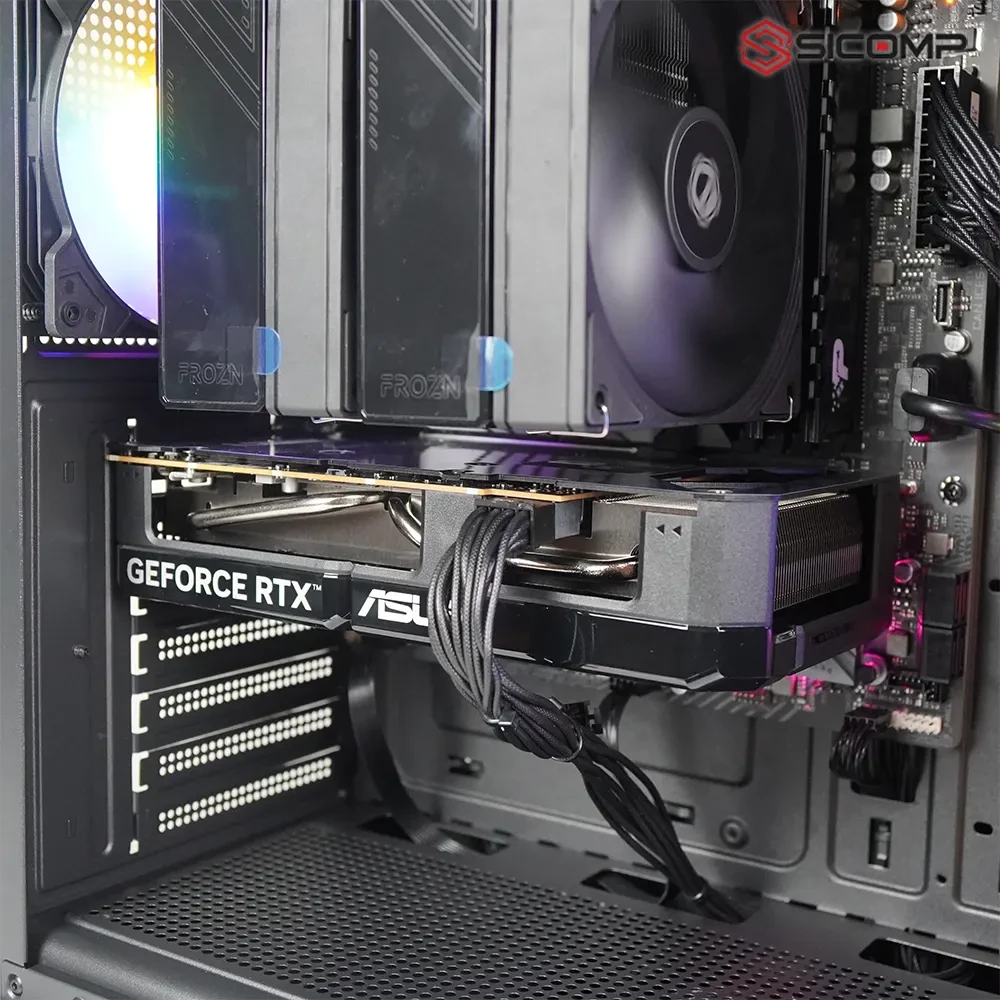 Thùng máy vỏ case Antec VX310 RGB Elite đối lưu không khí hiện đại